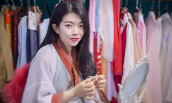 汉服妹子图片