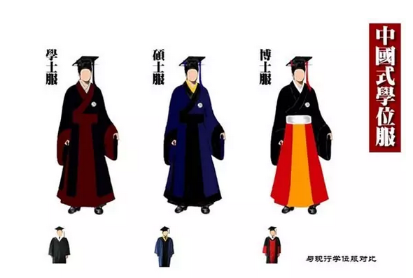 中国复古式学位服