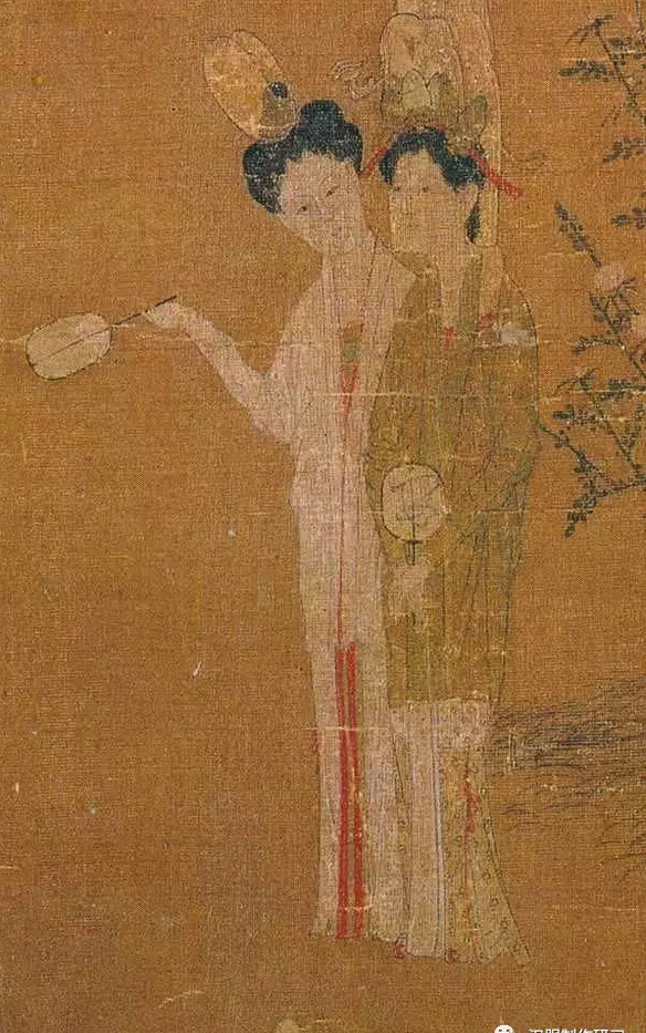 宋代佚名画家所绘《花石仕女图》现藏台北故宫博物院