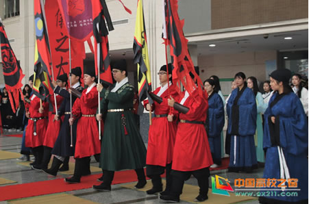 盐城师范学院文学院举办汉服成人礼活动