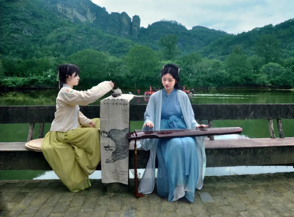 　五行五色汉服