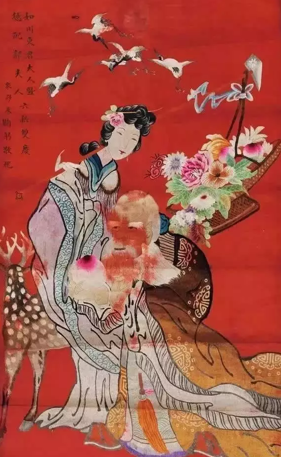 汉服葡萄多子图案