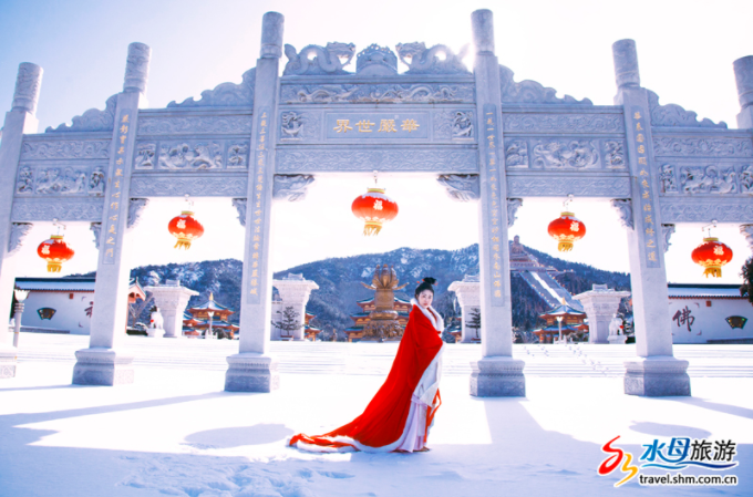 当汉服遇到了烟台的雪 您别再错过今年的雪季