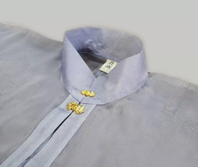 明制立领汉服的子母扣
