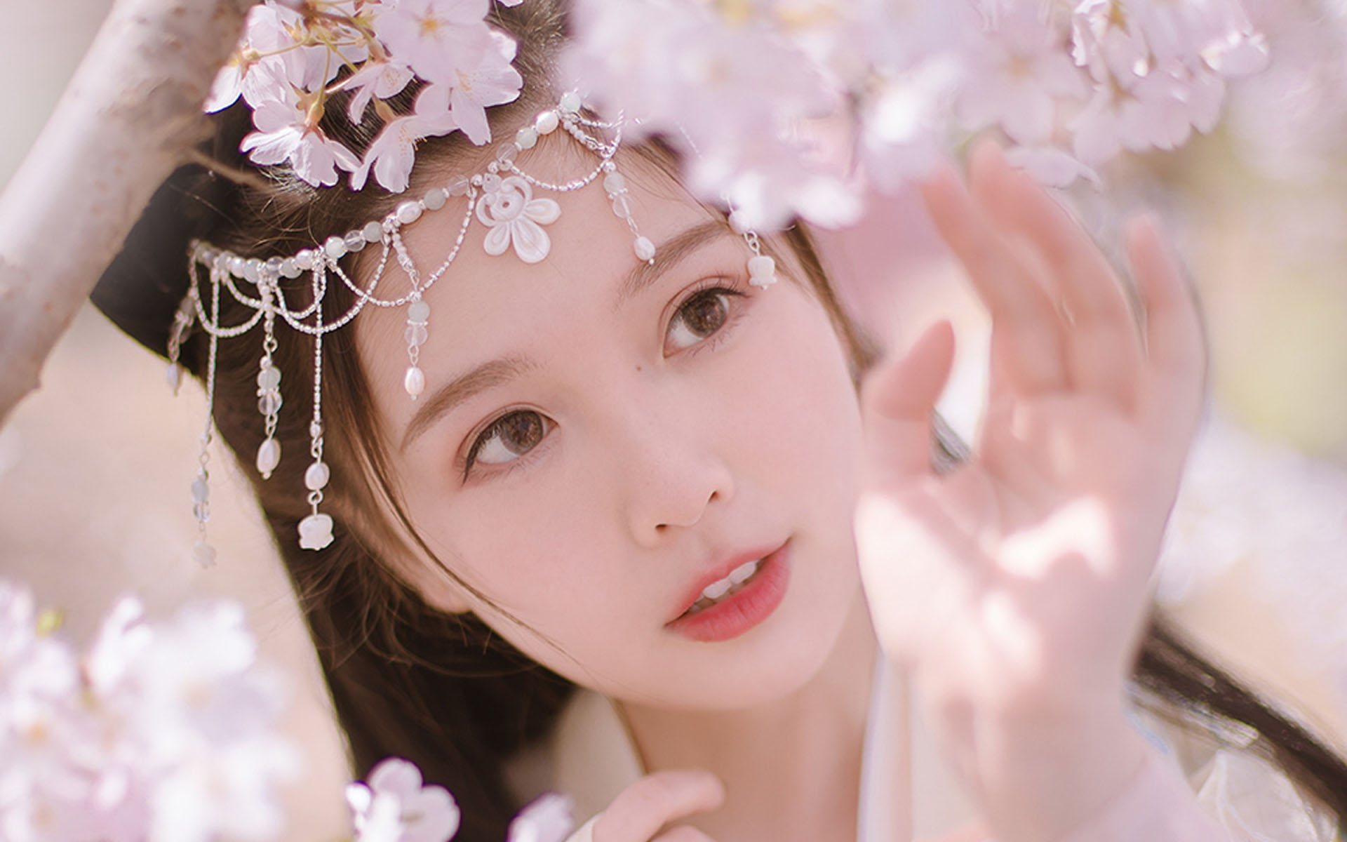 古风美女仙气唯美写真桌面壁纸