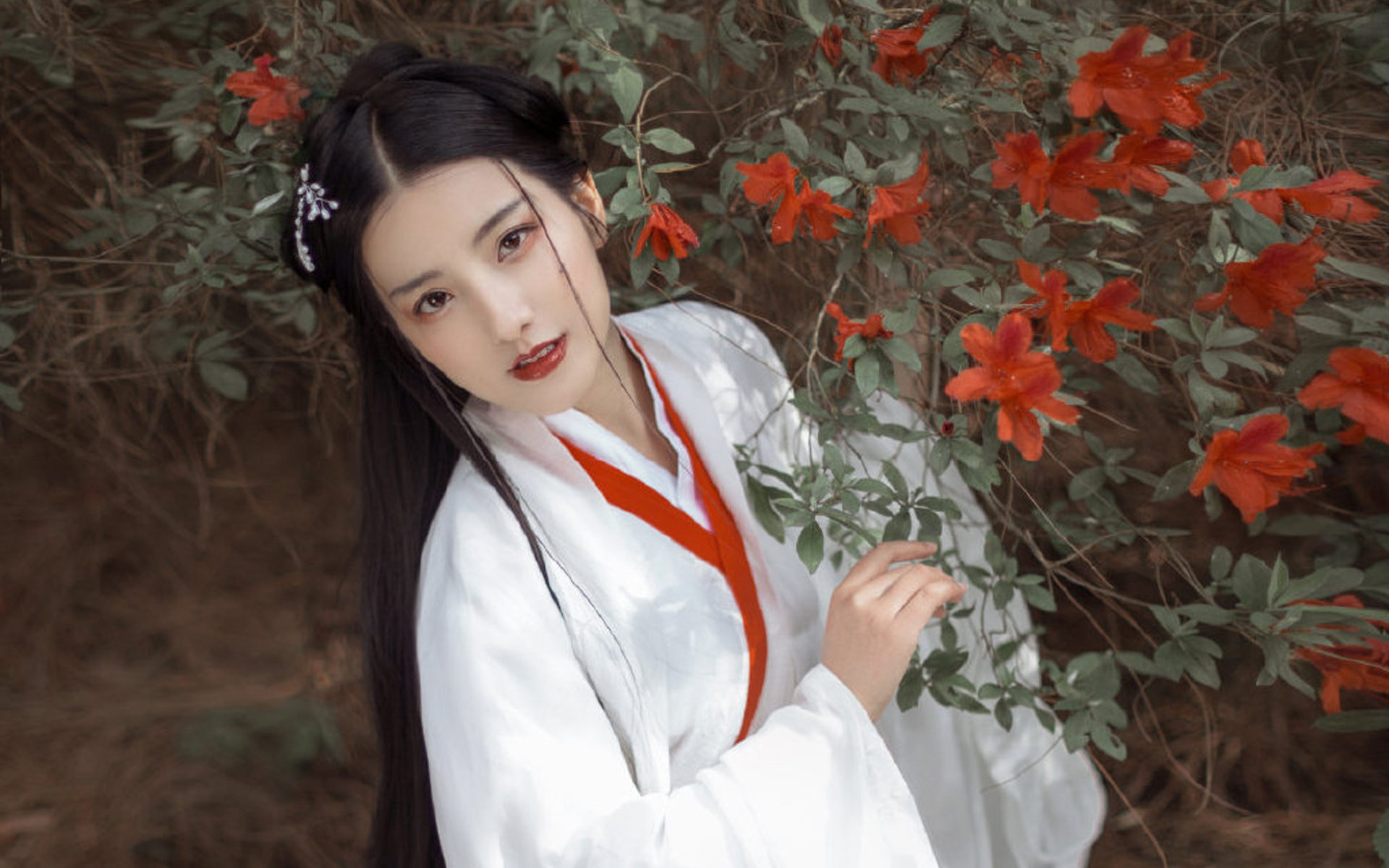 古风美女美艳迷人写真桌面壁纸