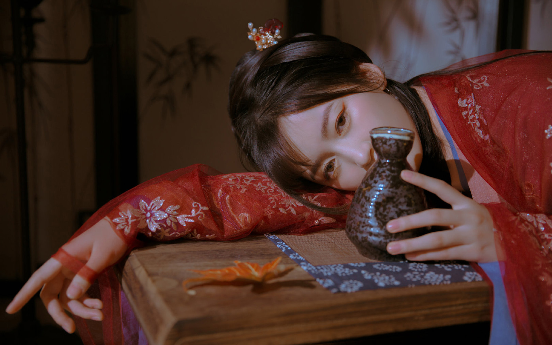 汉服美女古风唯美高清桌面壁纸