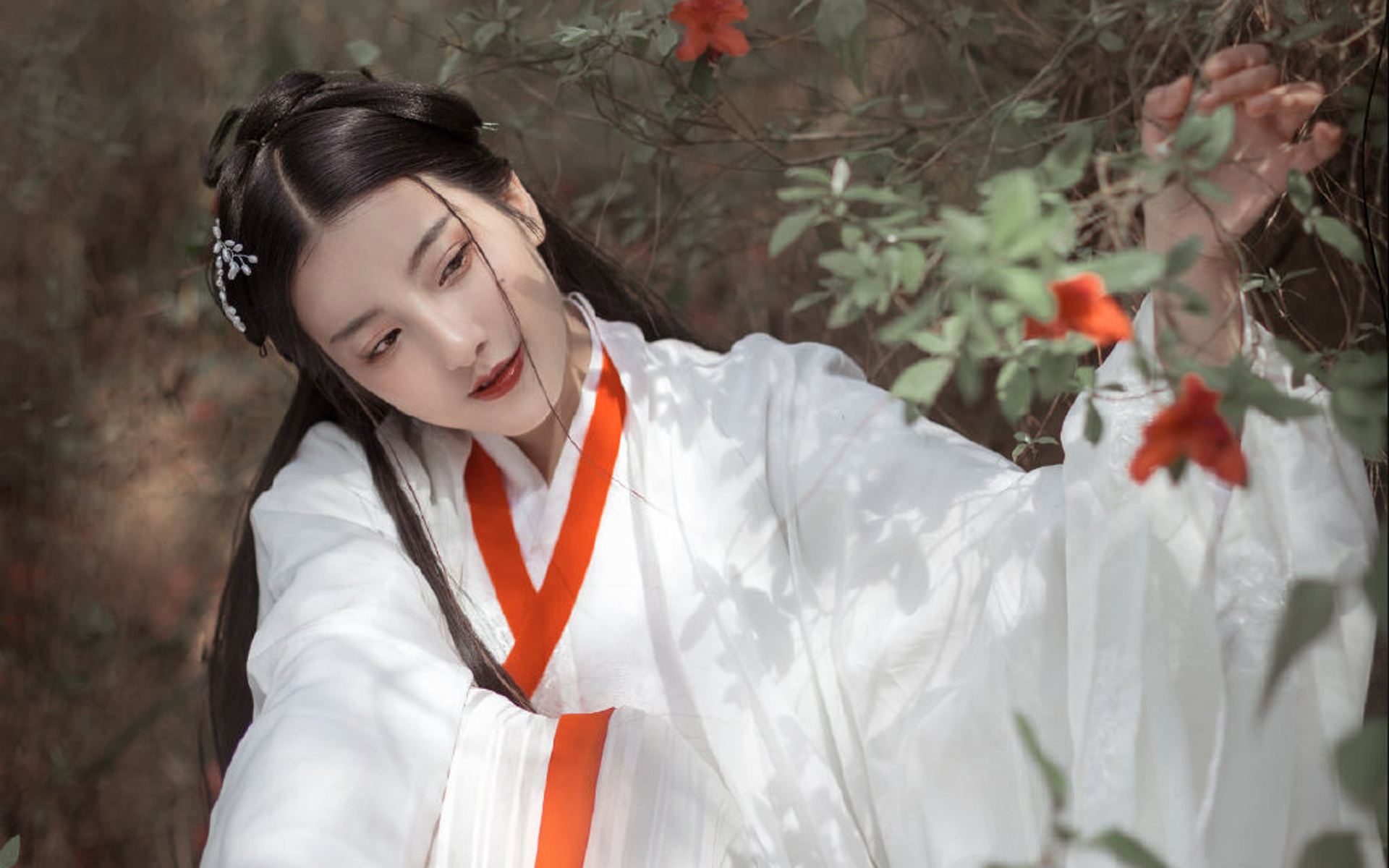 古风美女美艳迷人写真桌面壁纸
