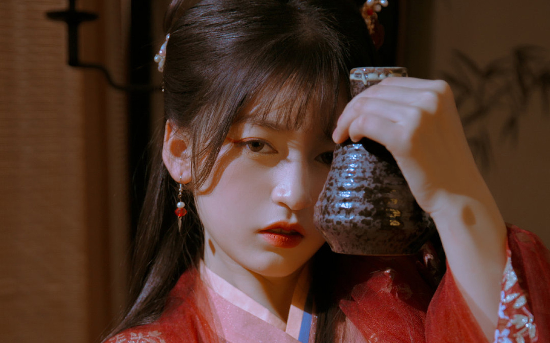 汉服美女古风唯美高清桌面壁纸