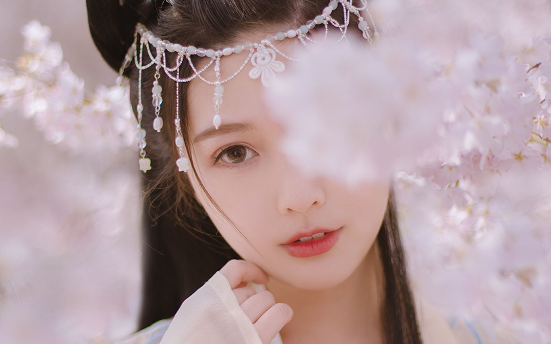 古风美女仙气唯美写真桌面壁纸