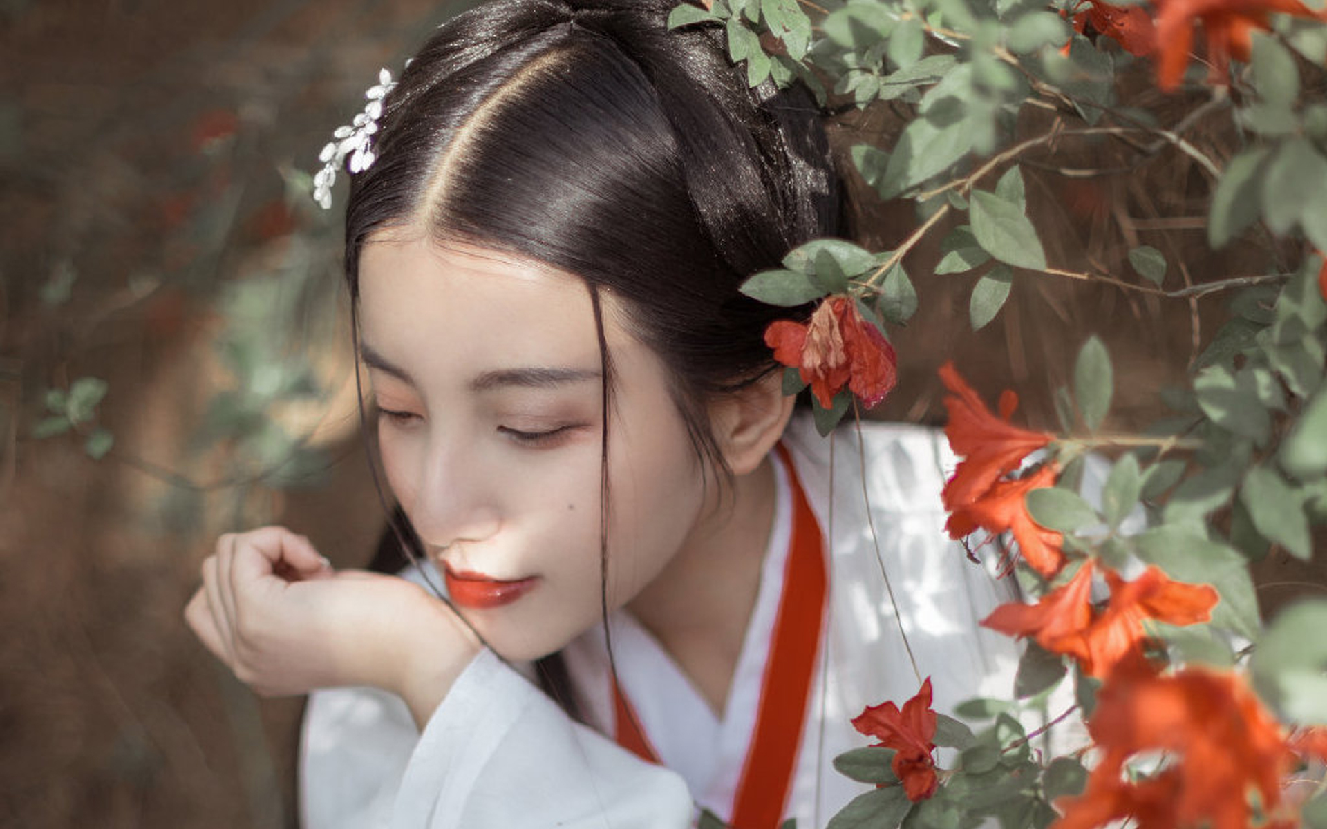 古风美女美艳迷人写真桌面壁纸