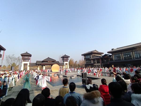 汉服走秀现场