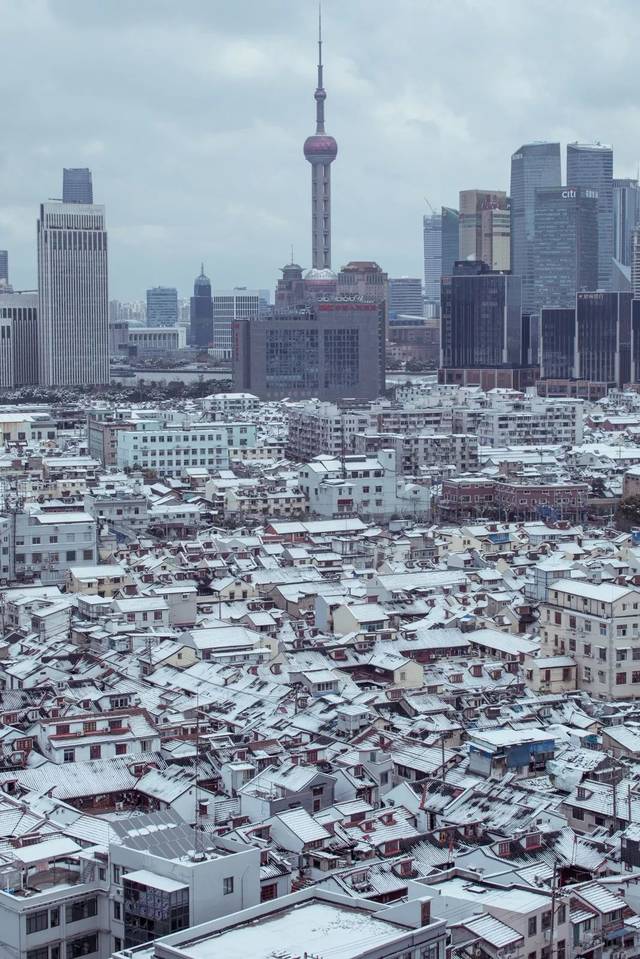 雪后的上海